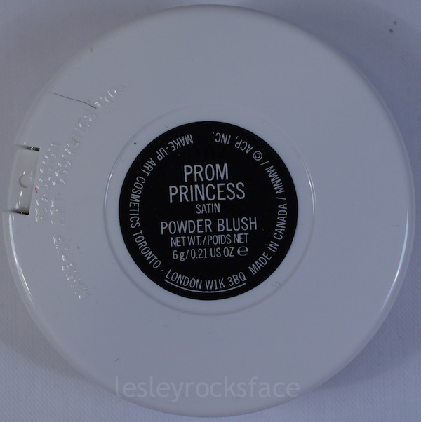 Prom Princess Blush Label