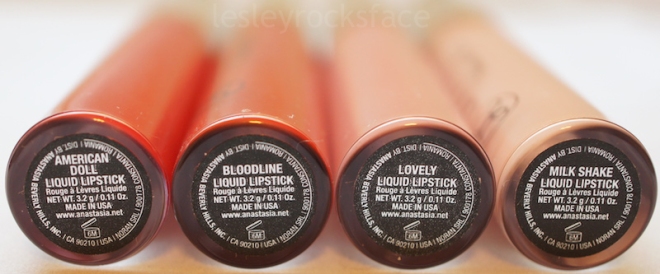 ABH Liquid Lipstick Labels